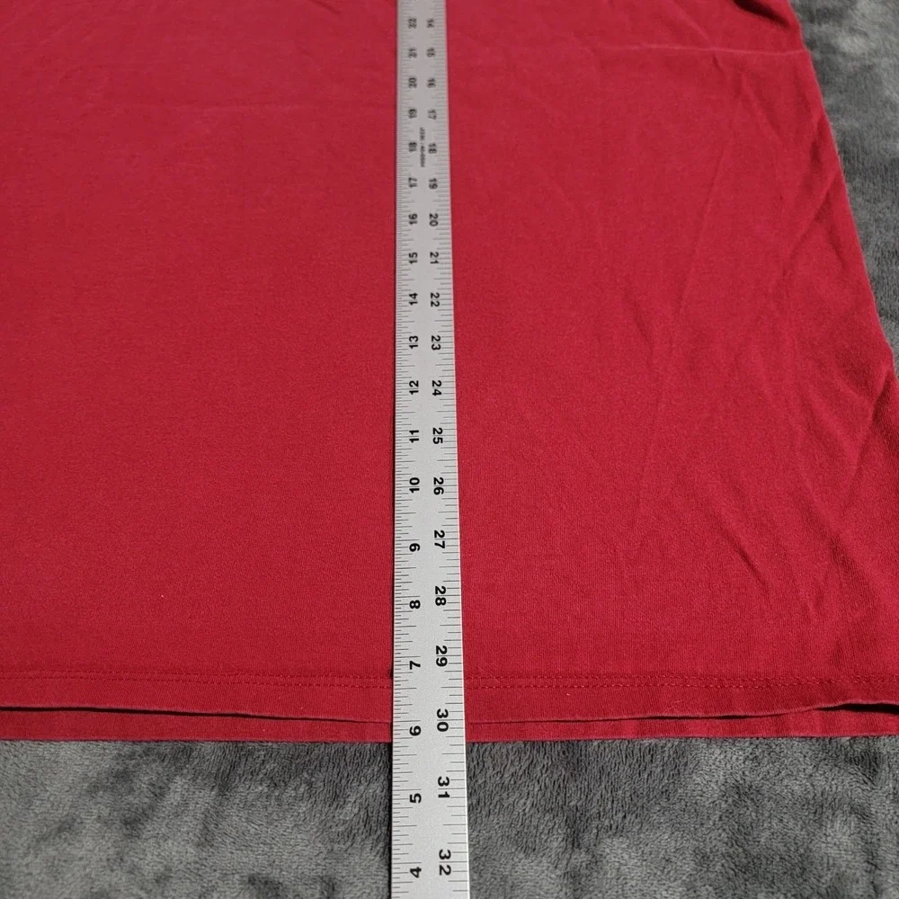 Vintage Russell Athletic Shirt Men XXL Red Blank Tee Made USA Single Stitch 90s